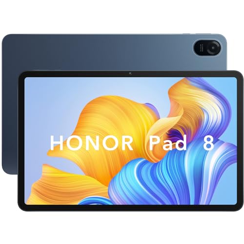【Batteria a lunga durata 7250 mAh】 Honor tablet touch da 12 pollici ha una batteria di grande capacità 7250 mAh. che puoi goderti un lungo periodo di utilizzo senza doverti preoccupare di essere a corto di energia; offre fino a 10 ore di streaming video online o 14 ore di riproduzione video locale, mantiene gli utenti online e sempre intrattenuti. Nota: supporta fino a 22,5 W di ricarica cablata utilizzando il caricabatterie e il cavo HONOR da 22,5 W.