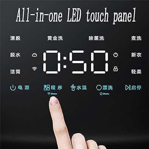 DPDZSW Wall Mounted Baby & Underwear Washing Machine, 3kg Capacity, Metallic Silver, Energy Efficiency, Front Load, Fully Automatic, 5 Programs, 55 dB(A) Washing, 65 dB(A) Dehydration - Image 4