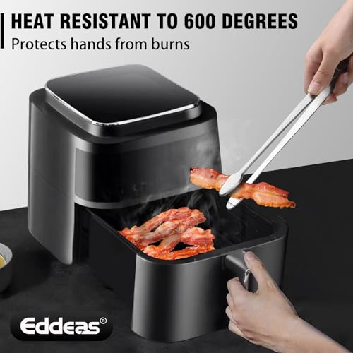 image for Eddeas Kitchen Tweezers Tongs, Cooking Tweezers Stainless Steel - 3 Si