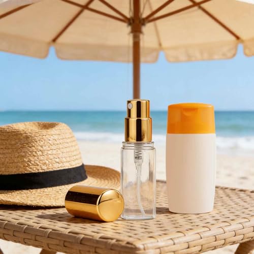 Flacons de parfum vides en verre pour éviter les fuites, atomiseur de voyage rechargeable 5ml