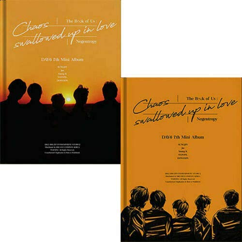 DAY6 - The Book of Us Negentropy - Chaos Swallowed Up in Love, All Covers Set incl. CD, Photobook, Photocard, Logo Sticker, Message Card, Bookmark,