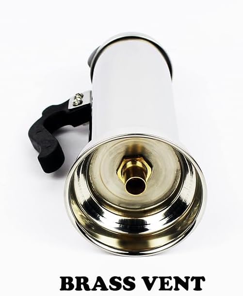 Miniatura 9 de Fija el vaporizador de acero inoxidable de grado alimenticio (tubular) con placa de vapor, palo de metal, perilla de tapa de baquelita y mango de