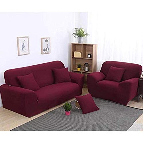 Housse coussin de canapé extensible floral polyester 4 places universel