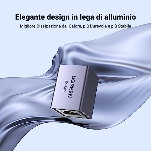 UGREEN Connettore Prolunga Cavo Lan 10 Gigabit