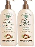 LE PETIT OLIVIER   Lait Corps Réparateur   Beurre de Karité   Nourrit, Répare & Hydrate   Peaux Très Sèches   96% D'Origine Naturelle   Sans Silicone   Fabriqué en France   250 ml (Lot de 2)