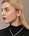 Cute Airplane Ear Cuff Cartilage Non Pierced Wrap Earring Cubic Zirconia Crystal Plane Open Huggie Hoops Clip On Earrings Fashion Jewelry Gifts for Women Birthday (Silver)