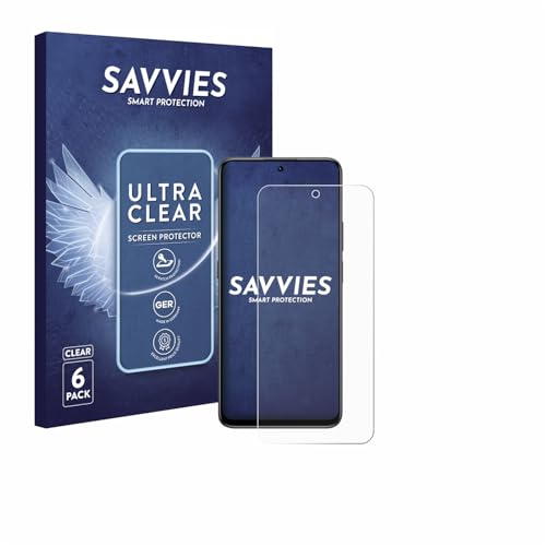 savvies 6 Pack Screen Protector Compatible with Honor 400 Smart 4G Protection Film Clear