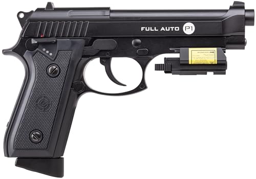 Crosman CFAMP1L Full Auto P1 CO2-Powered BB Air Pistol With Laser Sight (Class II