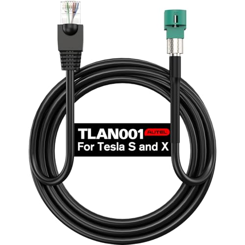 Image of Autel Original Tesla Diagnostic Service Cable for Tesla Model X & Model S, Activate Factory Mode, System Diagnostic, Work Scanner MaxiSys Ultra, Elite II PRO, MS909, etc