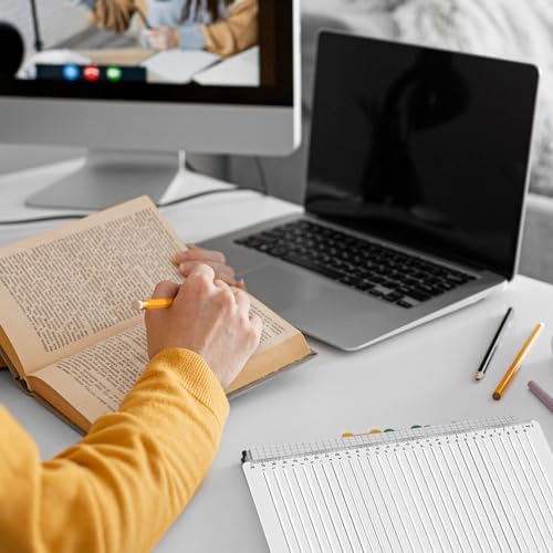 Straight Line Stencil 0.35inch Spacing Line Plastic Writing Guide Template Line Drawing Stencil Template for Journaling College Paper Line Rulers Scale Writing Ruler for Paper Card Aids