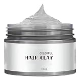 KOAHDE Crema de Color de Cabello Gris,Color Cabello Cera Tinte Instantáneo para Cabello,Crema para Teñir el Cabello Gris,Crema de Tinte de Cabello Gris,Crema De Tinte Para El Cabello Gris Plateado