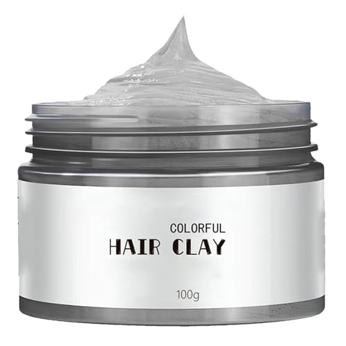 KOAHDE Crema de Color de Cabello Gris,Color Cabello Cera Tinte Instantáneo para Cabello,Crema para Teñir el Cabello Gris,Crema de Tinte de Cabello Gris,Crema De Tinte Para El Cabello Gris Plateado