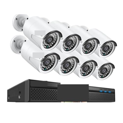 PGVRHCWG Système de caméra de sécurité POE 5MP 8MP