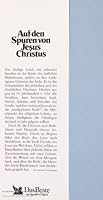 Auf den Spuren Jesus Christus Sein Leben u. seine Zeit 3870703075 Book Cover