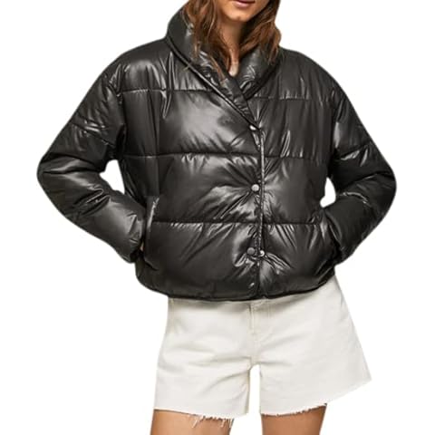 Pepe Jeans Women's Black Rain Jacket Cover