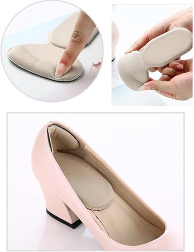 Image of 18 Pcs Shoe Bite Protector, Heel Cushion Pads for Women Insole For Shoes Women Self-Adhesive Heel Grips for Loose Shoes Fix, Pain Relief Heel Liner For Men- 9 Pairs