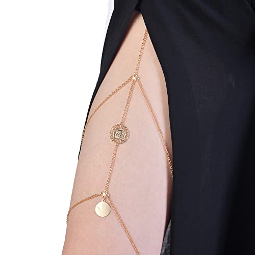 Tornito 12Pcs Thigh Chains Snake Heart Pearl CZ Leg Chain Boho Layered Body Chain Summer Beach Party Body Jewelry for Women Silver Gold Tone4