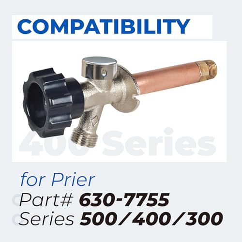 Xinafan 6307755 630-7755 Wall Hydrant Repair Kit Compatible With Prier Faucet Repair Kit 500 400 300 Series Part Accessories Pressure Vacuum Breaker Outdoor Faucet Wall Hydrants Replacement thumb #2