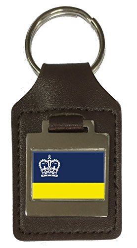 Porte-clés en cuir gravé Regina Canada pour ne plus perdre vos clés avec un accessoire robuste