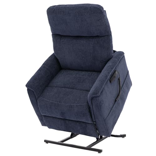 LIVING WELL STORES Pride Sitting Pretty Genesis 3- Position Lift Chair Power Recliner (LC-150) (Sophie Sapphire, Small with Curbside Delivery)