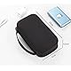 CRSUSUKJ Kabel Organizer Tasche,Elektronik Case, universal travel Elektronik Zubehör Reise Organizer für Kabel, Powerbank, Festplatten (schwarz)