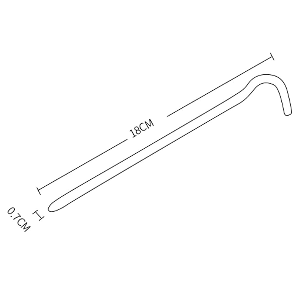 10 Pezzi picchetti per Tenda chiodo 180 mm Metallo Resistente in Lega di Alluminio Leggero picchetti per Tenda per Escursionismo Viaggio Spiaggia Giardino Campeggio