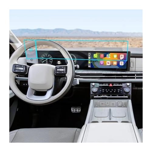 Film protecteur d'écran TPU anti-rayures navigation 12,3" Hyundai Santa Fe 2024
