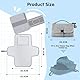 Romon Baby Windeltasche mit Wickelunterlage, Kompakte Windeltasche Wickelunterlage Unterwegs Portable et Imperméable, Abnehmbarer Wickelunterlage und Wasserabweisendem, Wickeltasche Organizer, 0-3M