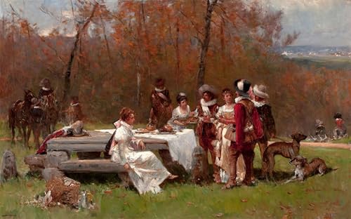 Lienzo decorativo para renovar el dormitorio con la pintura clásica de 60x90cm