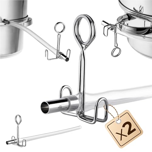 KADAX Tubo in silicone per spremiagrumi a vapore, 2 pezzi, tubo di ricambio trasparente in silicone per spremiagrumi e spremiagrumi