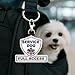 Service Dog ID Patch Tag - Clips to Service Dog Vest, Harness, Collar, Leash, or Carrier - Includes 5 Federal Law Handout Cards