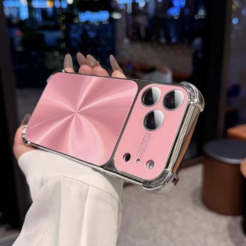 RNOZX For iPhone 16 Plus�p �������b�L���H CD�e�N�X�`�� ���[�U�[�P�[�X �_�Y���I�[�����A�[�}�[ �ϏՌ��J�o�[�iFor iPhone 16 Plus�p/�s���N�j