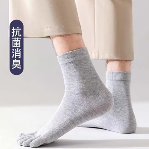 Lifemaster 5本指ソックスの綿素材の質感と通気性