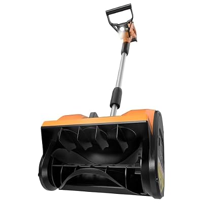 Cordless Snow Shovel Compatible with Dewalt 20V Max Battery(NO Battery), 12'' Electric Snow Shovel with LED Lights & Adjustable Chute, Lightweight Battery Snow Blower for Driveway, Sidewalks