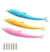 Vibury Catnip Giocattoli per Gatti, 3 Pezzi Gatto Spazzolino da Denti, Cat Fish Shape Toothbrush, Pesce Giocattolo con Erba Gatta, Giocattolo da Masticare per la Pulizia dei Denti per Gatti