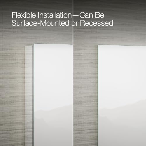 Image of Kohler Embark Slim Medicine Cabinet Bathroom Mirror, 20in x 26in
