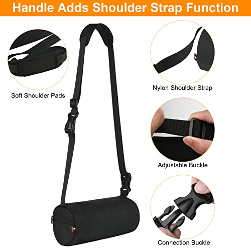 Txesign Travel Carrying Case Handle Bag For Jbl Charge 4/Jbl Charge 5/Jbl Flip 5/Jbl Flip 6/Ultimate Ears Boom 3 Bluetooth Speaker Nylon Crossbody Bag Storage Bag With Shoulder Strap #TOP5