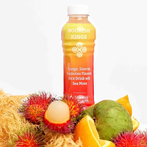 Nourish Kings- Sea Moss drink with Rambutan Soursop & Orange
