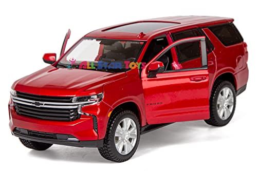 Maisto 2022 Chevy Tahoe 1:26 Scale Diecast Model 31533 (Red) #TOP2