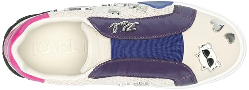 Image of Karl Lagerfeld Women's Mavise Slip on Sneaker with Pins