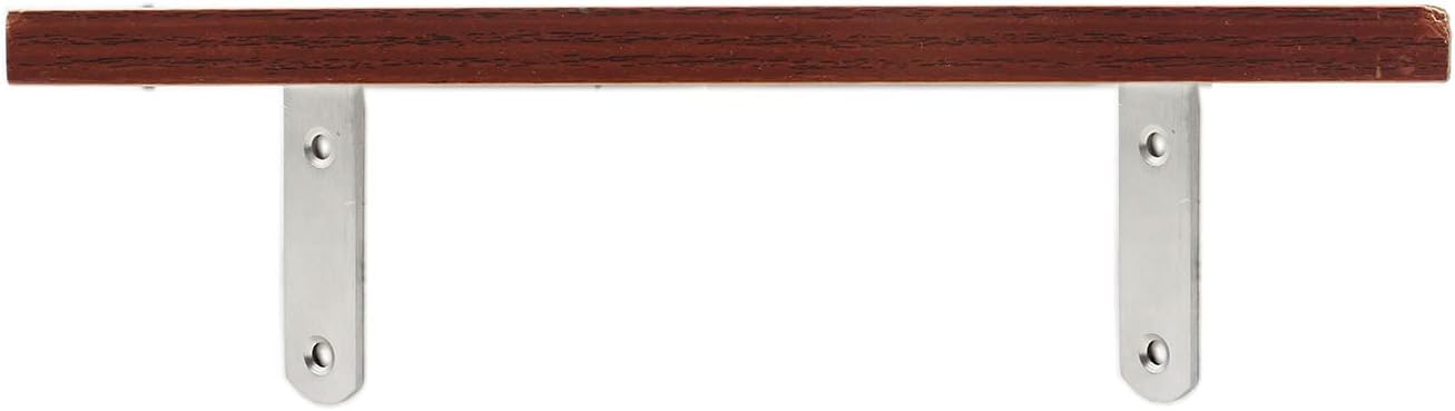 4 PCS Corner Bracket Shelf Bracket,ULIFESTAR Heavy Duty Stainless Steel L Bracket Corner Brace,Right Joint Angle Brackets Floating Shelf Bracket Support Hardware for Wood 200x140x4mm/8x5.51x0.16