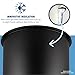Carlisle FoodService Products Coldmaster Ice Cream Server Insulated Crock with Lid for Kitchens and Restaurants, Plastic, 3 Gallons, Black