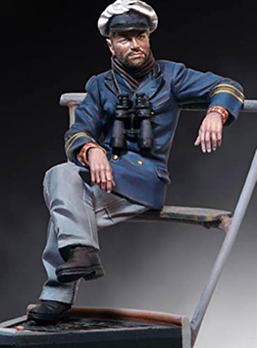 Figura de Resina Ancient Man Officer 1:18 Sin Pintar