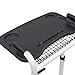 Hydraulic Patient Lift Transfer Chair for Home, 330.7 Lbs Transfer Nursing Chair Lifter Wheelchair Patient Lift for Car, Aid for Elderly 180° Split Seat Cushion Bathroom Bedside Commode (Blue)