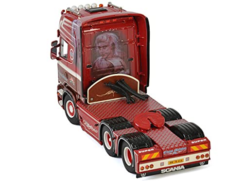 SCANIA TOPLINE 赤 フルトレーラー 1/50 Amazon.co.jp: 1/50 完成品 for SCANIA STREAMLINE TOPLINE 6x2 TAG