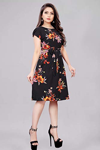 Image of AA Creation Women's Fit And Flare Knee Length Dress