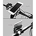 EMUKOEP Adjustable Mountain Bike Phone Holder Mobile Phone Holder Rotatable Clamp for Bicycle Phone Holder (Titanium)