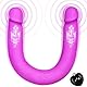 SXOVO 40cm Doppel Dildo Vibrator mit Fernbedienung G-Punkt-Vibratoren für Frauen Klitoris Stimulator für Sie WäHrend Sex Remote Vibrator 7 Vibrationsmodi Sexspielzeug für Frauen Solo, Lesben, Paar