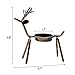 FORUP 6 Pack Metal Reindeer Tea Light Candle Holders, Christmas Home Decoration