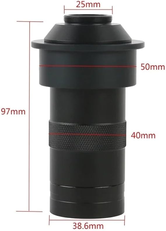 Microscope Kit 5.0MP CMOS USB 3.0 High Speed HD USB Industry Digital Video Microscope Camera 23.2mm Adapter C-Mount for Biological Microscope Microscope Lens Adapters(100X)